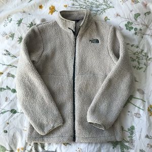 Fuzzy North Face Jacket